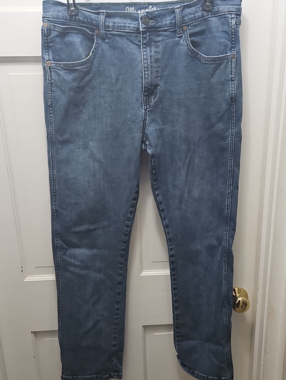 Men's Wrangler Retro Blue Jeans 36 X 30
